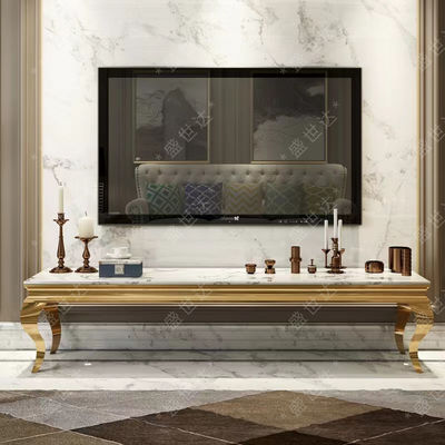 kopen Roestvrij staal Moderne TV-kast Console Koffietafels 2M online manufacture