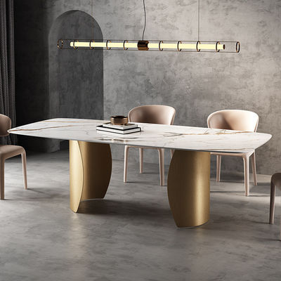 kopen Luxe marmeren vierkante eettafel, gebruikt voor huwelijksuitnodigingen online manufacture