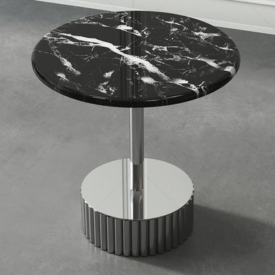 kopen Elegant roestvrij staal marmer top bank zij tafel OEM ODM online manufacture