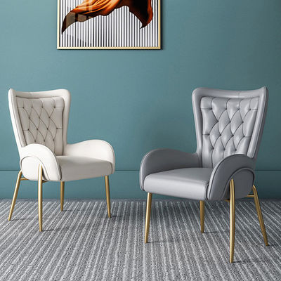 kopen Banket Luxe eetstoel van roestvrij staal met leer zitplaats online manufacture