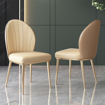 kopen Moderne roestvrijstalen fluweel/PU restaurant eettafel en stoelen online manufacture