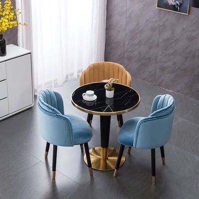 kopen Moderne roestvrij staal onderhandelingstafel voor hotels dessertshops online manufacture